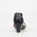 Butterfly Feet Shani 5 Wedge - Black footwear Butterfly Feet