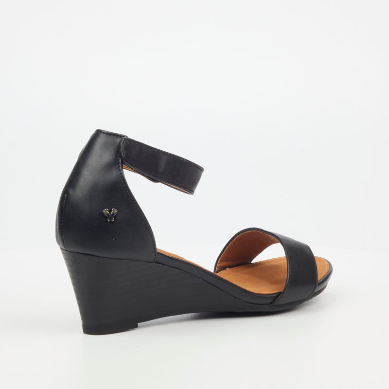 Butterfly Feet Shani 5 Wedge - Black footwear Butterfly Feet   