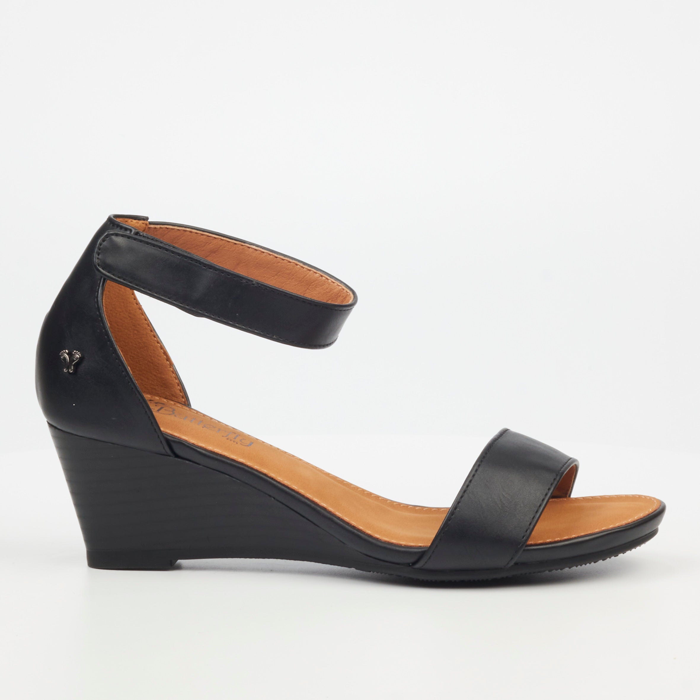 Butterfly Feet Shani 5 Wedge - Black footwear Butterfly Feet