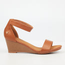 Butterfly Feet Shani 5 Wedge - Tan footwear Butterfly Feet