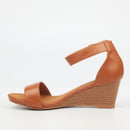 Butterfly Feet Shani 5 Wedge - Tan footwear Butterfly Feet