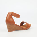 Butterfly Feet Shani 5 Wedge - Tan footwear Butterfly Feet