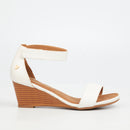 Butterfly Feet Shani 5 Wedge - White footwear Butterfly Feet