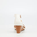 Butterfly Feet Shani 5 Wedge - White footwear Butterfly Feet