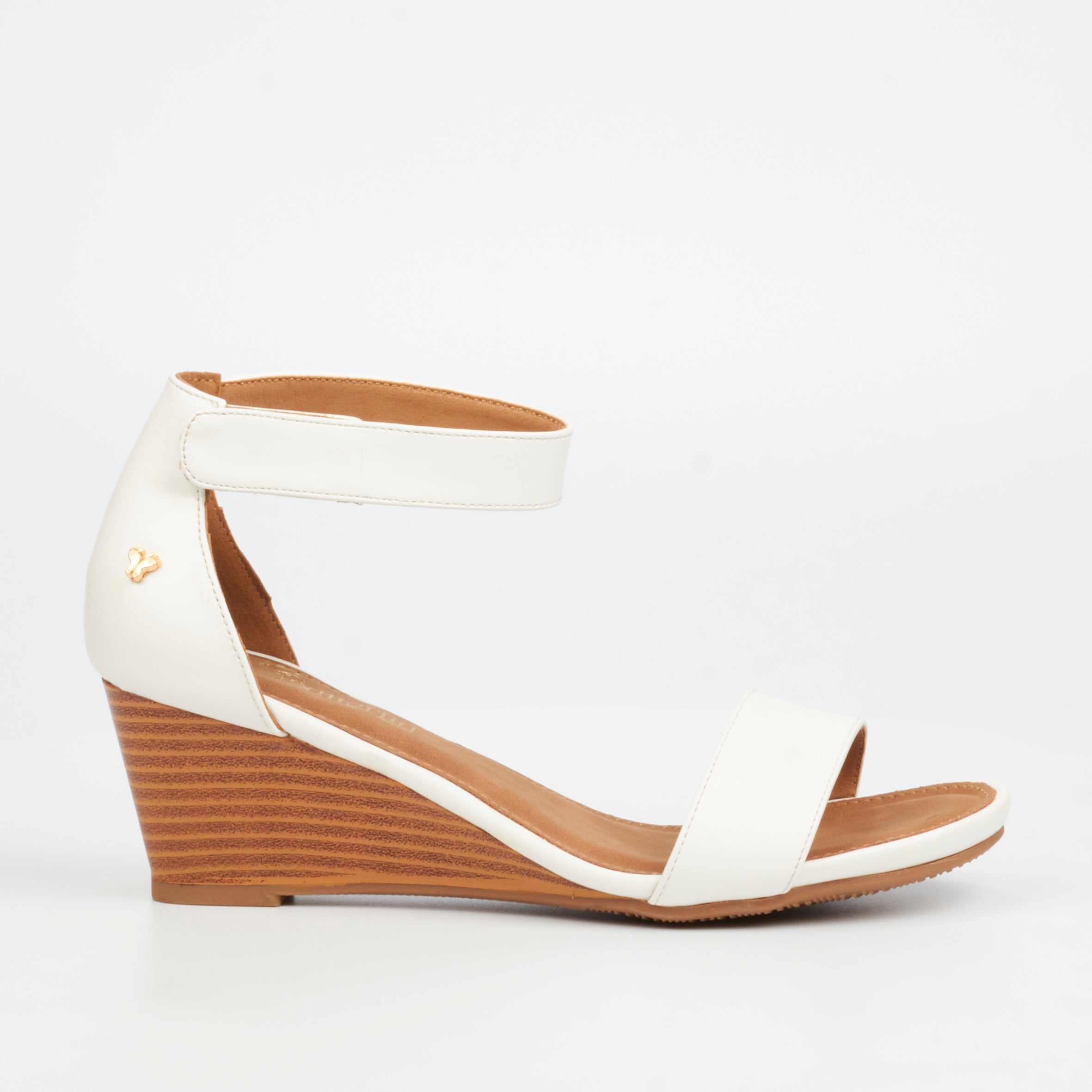 Butterfly Feet Shani 5 Wedge - White footwear Butterfly Feet