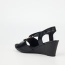 Butterfly Feet Shani 9 Wedge - Black footwear Butterfly Feet