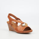 Butterfly Feet Shani 9 Wedge - Tan footwear Butterfly Feet