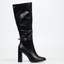 Miss Black Shania 10 High Boot - Black