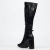 Miss Black Shania 10 High Boot - Black footwear Miss Black
