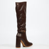 Miss Black Shania 10 High Boot - Chocolate footwear Miss Black