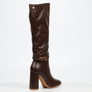 Miss Black Shania 10 High Boot - Chocolate