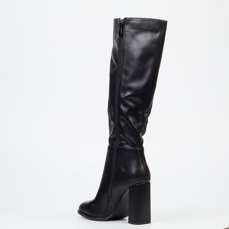 Miss Black Shania 1 High Boot - Black footwear Miss Black   