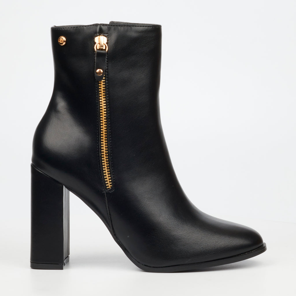 MIss Black Shania 3 Ankle Boot - Black footwear Miss Black