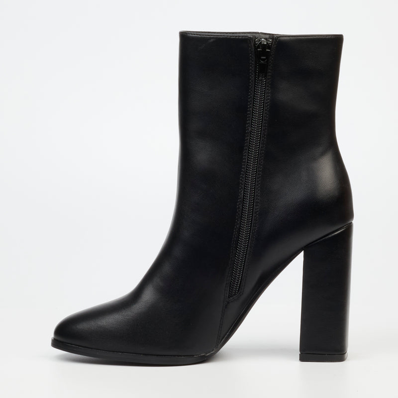 MIss Black Shania 3 Ankle Boot - Black footwear Miss Black