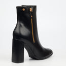 MIss Black Shania 3 Ankle Boot - Black