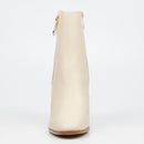 Miss Black Shania 3 Ankle Boot - Bone