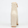 Miss Black Shania 3 Ankle Boot - Bone footwear Miss Black