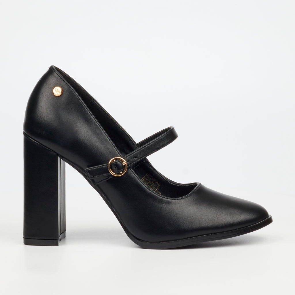Miss Black Shania 4 Court - Black footwear Miss Black