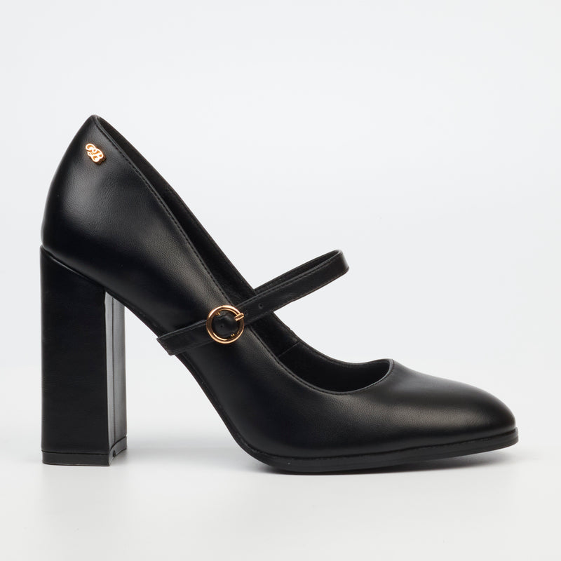 Miss Black Shania 4 Court - Black footwear Miss Black