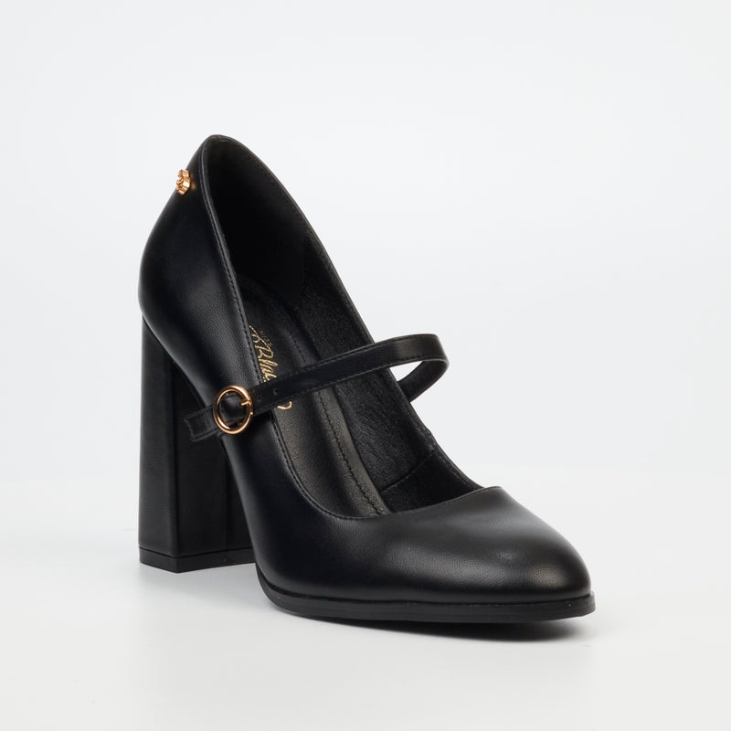 Miss Black Shania 4 Court - Black footwear Miss Black