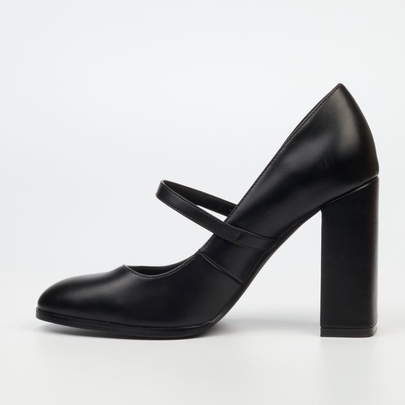 Miss Black Shania 4 Court - Black footwear Miss Black