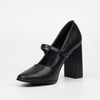 Miss Black Shania 4 Court - Black footwear Miss Black