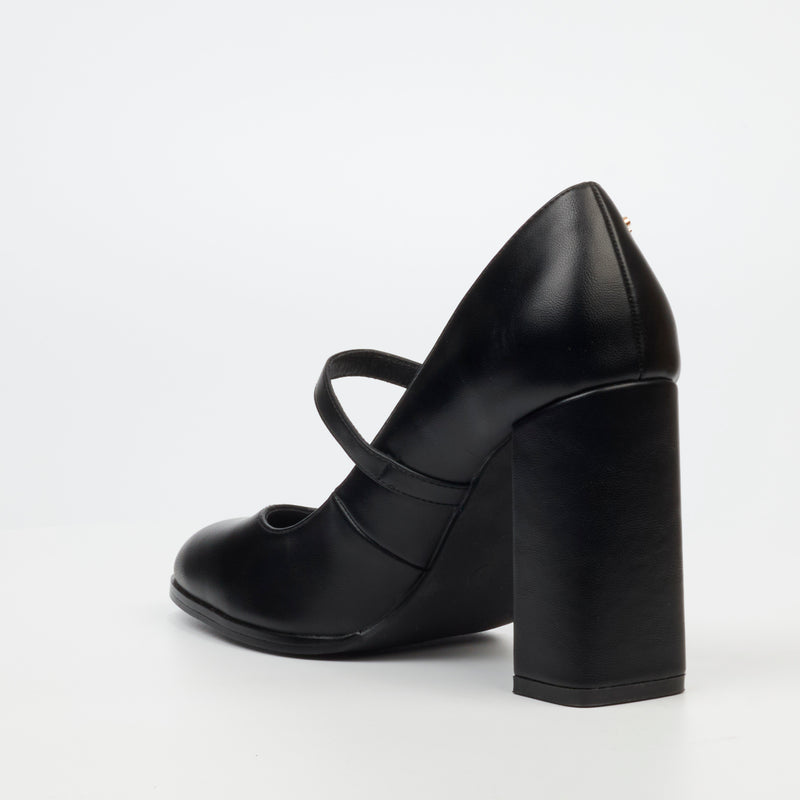 Miss Black Shania 4 Court - Black footwear Miss Black