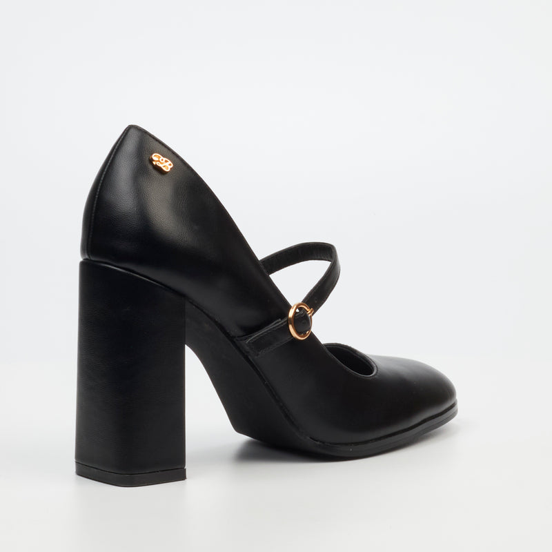 Miss Black Shania 4 Court - Black footwear Miss Black