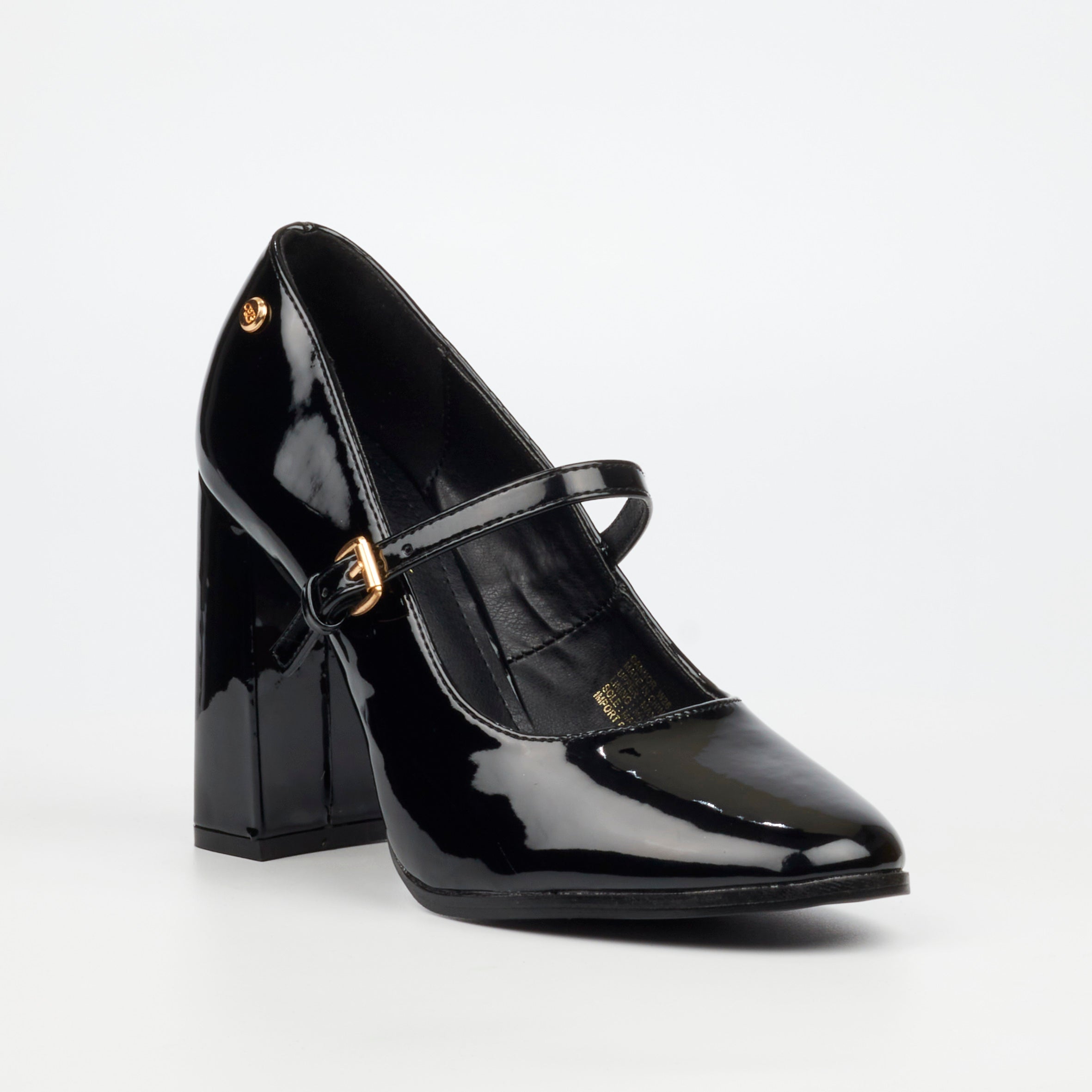 Miss Black Shania 6 Court - Black footwear Miss Black