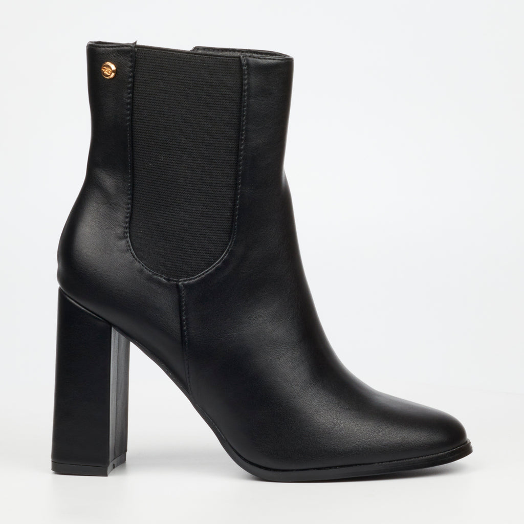 Miss Black Shania 7 Ankle Boot - Black footwear Miss Black