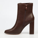 Miss Black Shania 7 Ankle Boot - Chocolate
