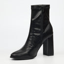Miss Black Shania 9 Ankle Boot - Black
