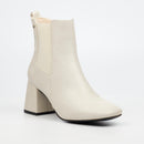 Butterfly Feet Shardae 1 Ankle Boot - Ivory footwear Butterfly Feet