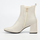 Butterfly Feet Shardae 1 Ankle Boot - Ivory footwear Butterfly Feet