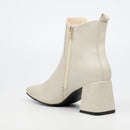 Butterfly Feet Shardae 1 Ankle Boot - Ivory footwear Butterfly Feet