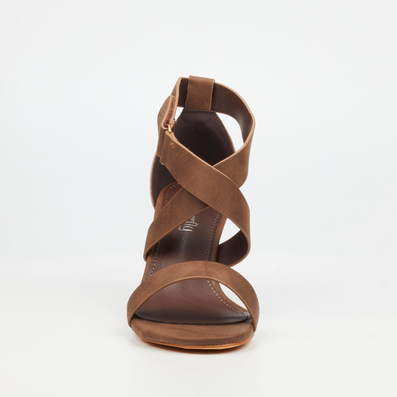 Butterfly Feet Sheila 2 Heel - Chocolate