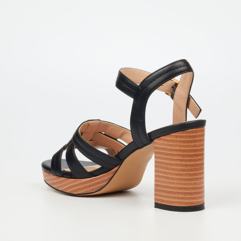Butterfly Feet Shinae 1 Heel - Black