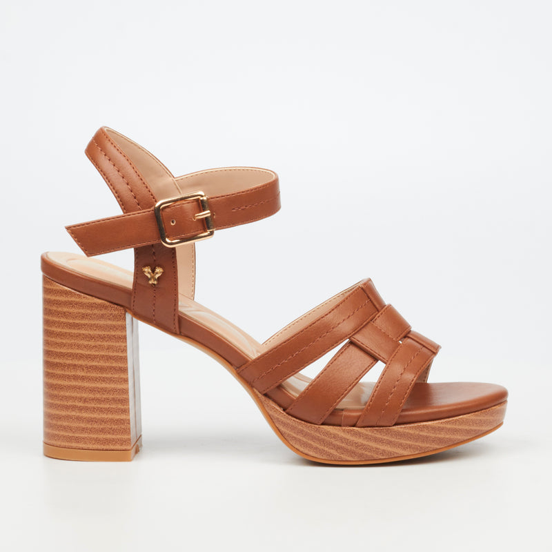 Butterfly Feet Shinae 1 Heel - Tan