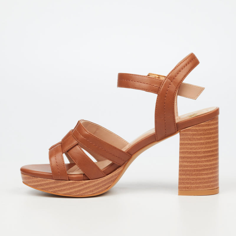 Butterfly Feet Shinae 1 Heel - Tan