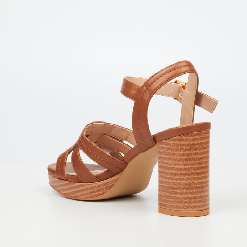 Butterfly Feet Shinae 1 Heel - Tan