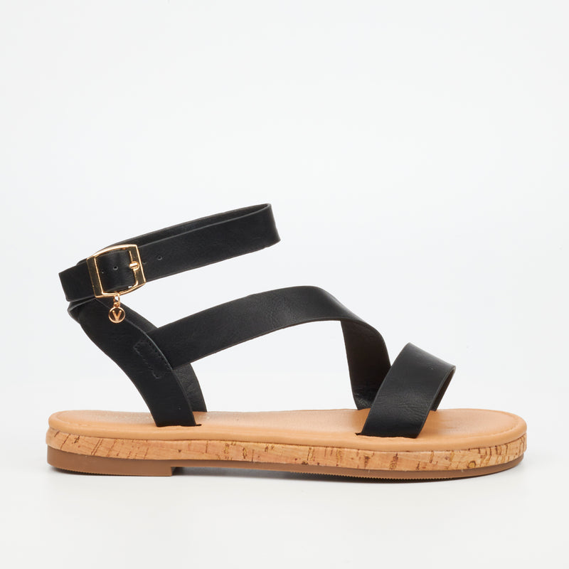 Viabeach Shiraz 3 Sandal - Black footwear Viabeach   