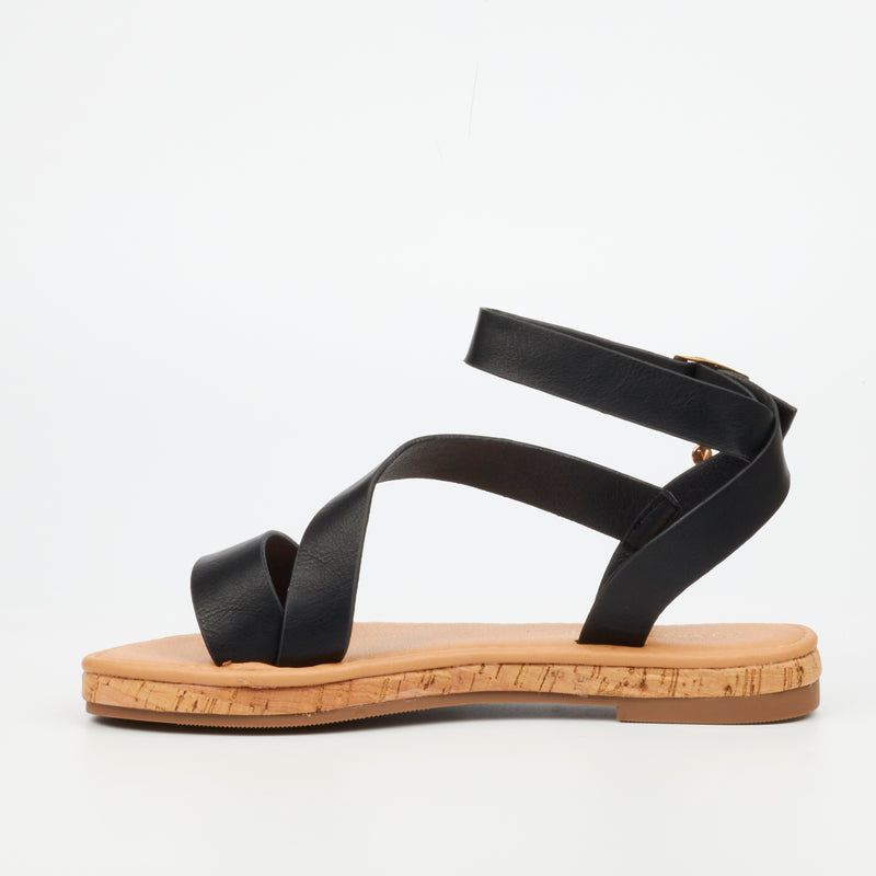 Viabeach Shiraz 3 Sandal - Black footwear Viabeach   