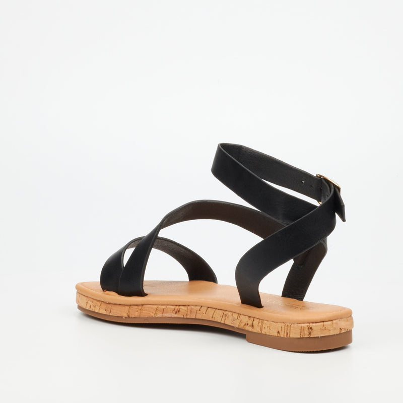 Viabeach Shiraz 3 Sandal - Black footwear Viabeach   