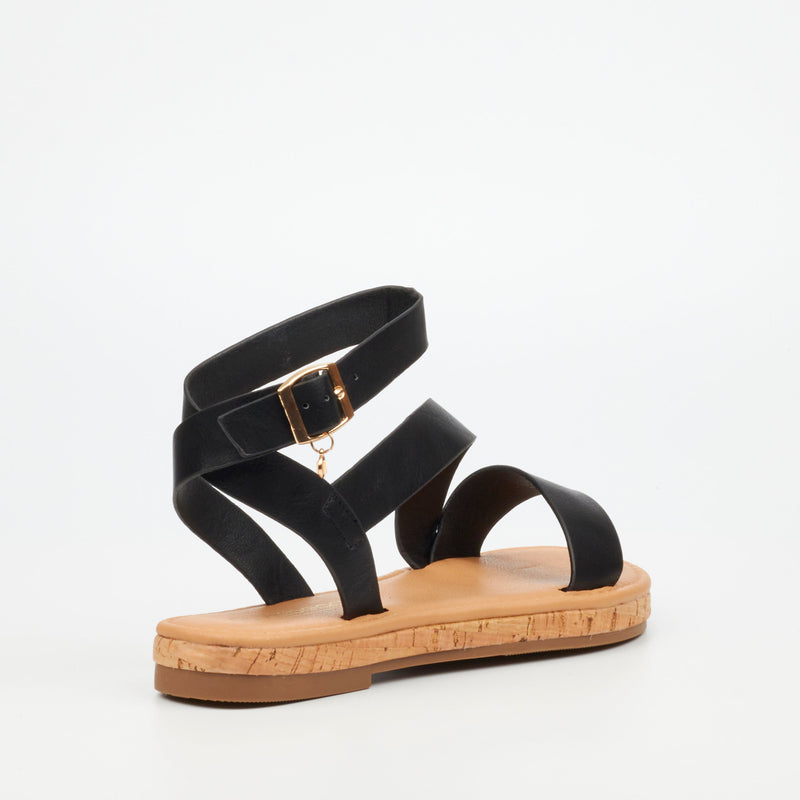 Viabeach Shiraz 3 Sandal - Black footwear Viabeach   