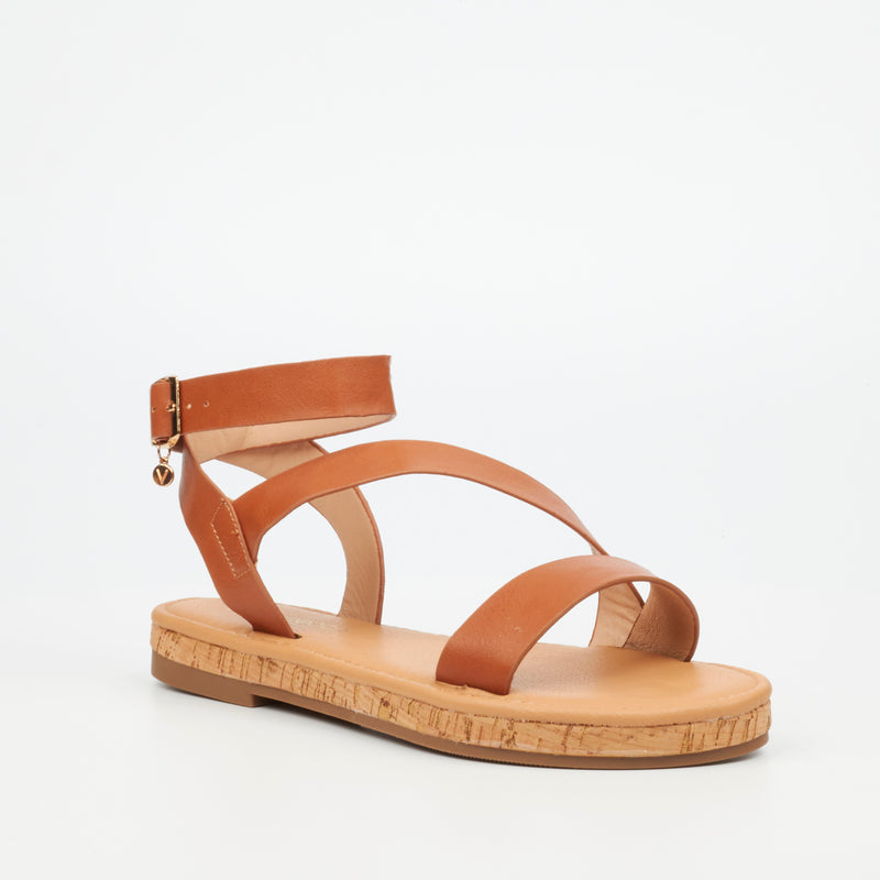 Viabeach Shiraz 3 Sandal - Tan footwear Viabeach   