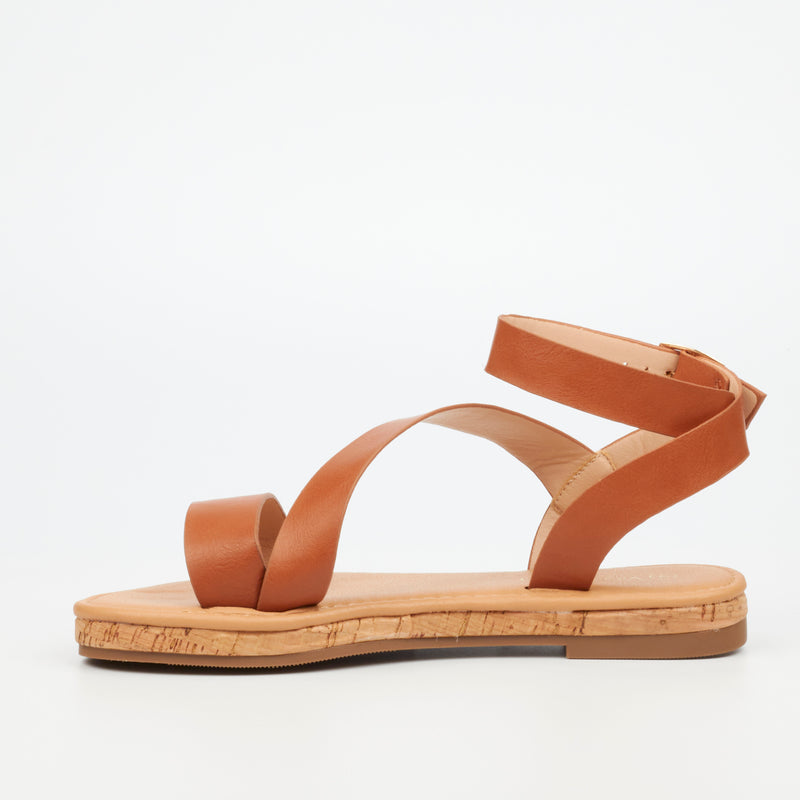 Viabeach Shiraz 3 Sandal - Tan footwear Viabeach   