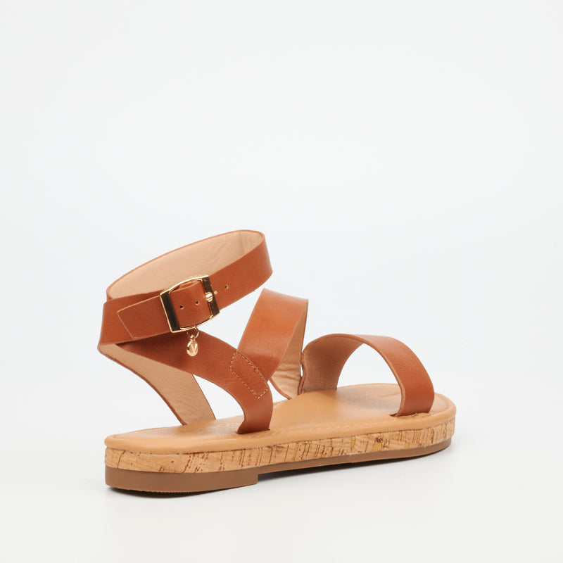 Viabeach Shiraz 3 Sandal - Tan footwear Viabeach   