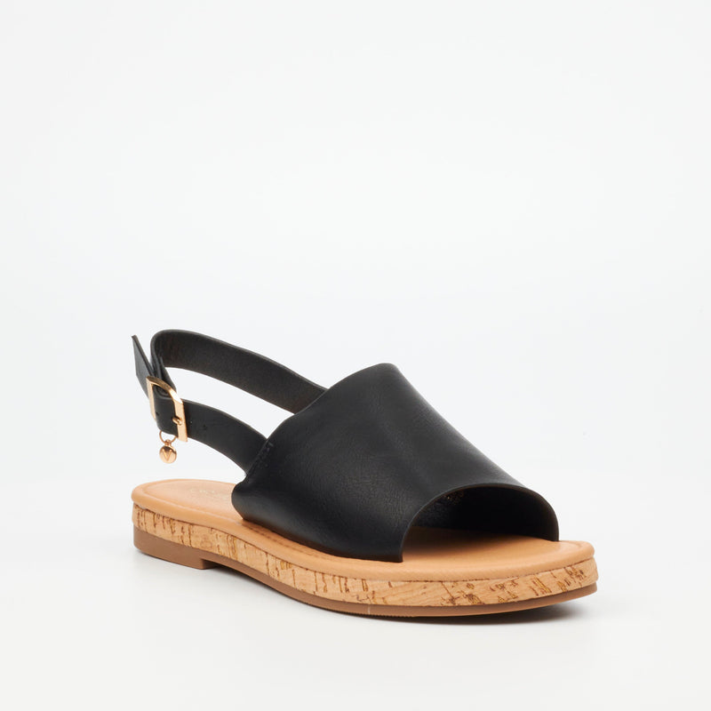 Viabeach Shiraz 5 Sandal - Black footwear Viabeach   