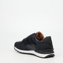 Mazerata Silvio 1 Faux Wax / Faux Nubuck Sneaker - Black footwear Mazerata