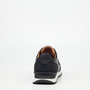 Mazerata Silvio 1 Faux Wax / Faux Nubuck Sneaker - Black footwear Mazerata